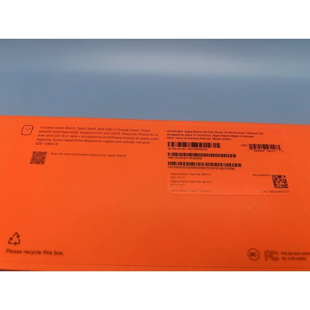 Apple Watch Hermès Series 10 46mm GPS + Cellular